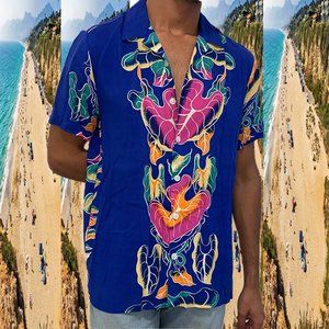 Topman Tropical Monstera Button Up